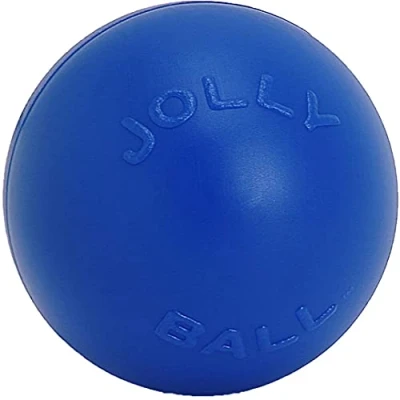 Image of Jolly Pets Push n Play Dog Toy, 15 cm, Blue