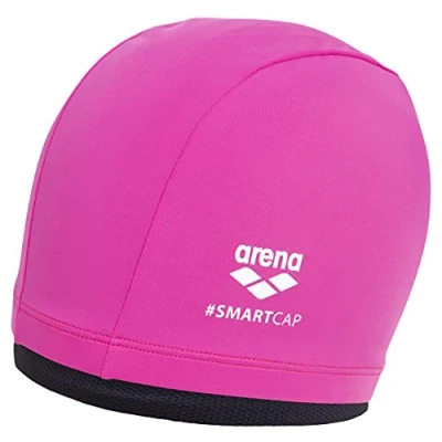 Image of Arena Unisex Smartcap Swim Caps, FUCHSIA, One Size UK