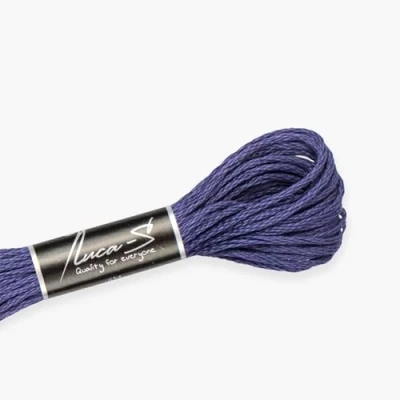 Image of Premium Embroidery Thread Luca S, 100% Giza Cotton, Oeko TEX Certified Stranded Cotton 135 / DMC 32 Anchor