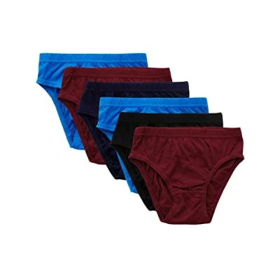 Image of BRAND KRUZE Boys Underwear 6 Pack Kids Briefs Cotton Rich Underpants Knickers Age 2 13 Years (as8, age, 6_years, 8_years, regular, Multicoloured, 8)