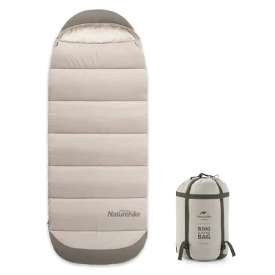 Image of Naturehike Sleeping Bag for Adults Lightweight Mummy Bags Spliceable Warm Cotton Outdoor Camping Hiking