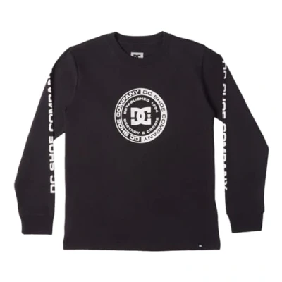 Image of Dcshoes T shirt DC CORPO LS BOY Youth Black 14/L