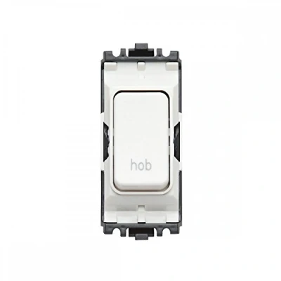 Image of MK Electric Edge 20 Amp DP 1 Way Printed Switch Module for Hob