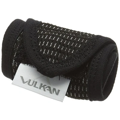 Image of VULKAN Advanced Elastic Wrist Supports, Secure &amp; Adjustable Immobilizer with Thumb Loop Open Fingers for Range of Motion Functionality, Comfortable Flexible Support Wrap, Black