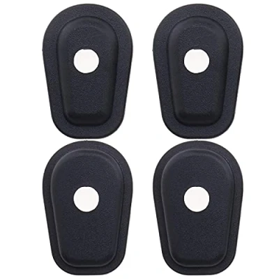 Image of eMagTech 4x Front Rear Motorcycle Turn Signal Indicator Adapter Spacers ABS Plastic Compatible with ZX6R ZX7R ZX9R ZX12R
