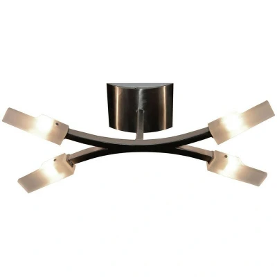 Image of (0037 004) Arco Ceiling 4 Light G9, Satin Nickel