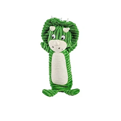 Image of Danish Design Declan The Dinosaur Plastic Bottle Sustainable Replaceable Dog/Puppy Toy 14 Inch
