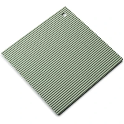 Image of Zeal Silicone Heat Resistant 22cm Trivet Mat Sage Green