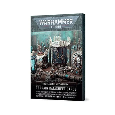 Image of Games Workshop Warhammer 40,000 Battlezone Mechanicum: Terrain Datasheet Cards