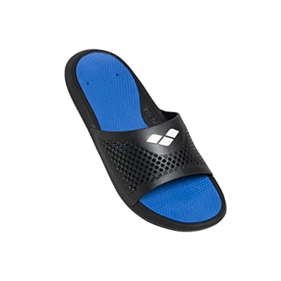 Image of Arena Men&#039;s Bruno Slide Sandals, Blue, 8 UK