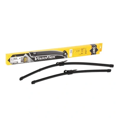 Image of 2158219, 2159627, 2241375, 61612158219, 61612159627 Wiper blade SWF VisioFlex 119284 475, 600mm Front Beam with spoiler for left hand drive vehicles