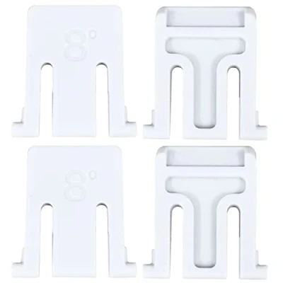 Image of 4Pcs Keyboard Support Stand Feet Legs Replacement Kit for Logitech K200 K260 K270 K275 (White)