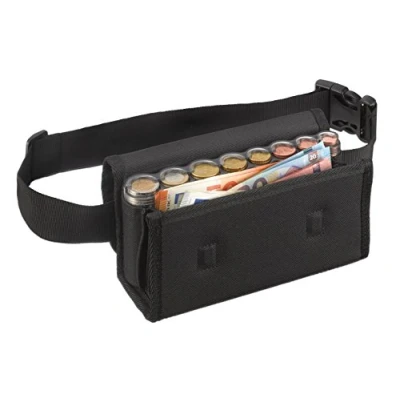 Image of ratiotec 00030070 Wallet with Coin Dispenser, Black, 22.5 x 12.5 9 cm