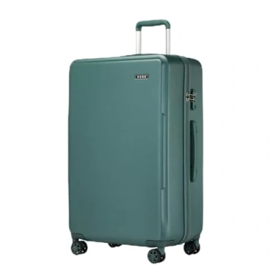 Image of Kono 28&quot; Large Suitcase Lightweight Check in Luggage PC+ABS Hard Shell Travel Bag with Double Spinner Wheels TSA Security Lock (Army Green)