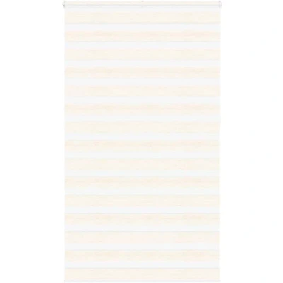 Image of vidaXL Zebra Blind Marble Beige 125x230 cm Fabric Width 120.9 Polyester