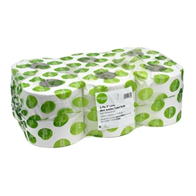 Image of Maxima Green 2.25 Inch Core 200 m Mini Jumbo Toilet Rolls