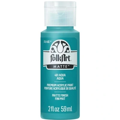 Image of Folk Art Acrylic Paint, Aqua, 59 ml (Pack of 1)