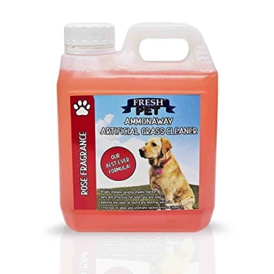 Image of Artificial Grass Cleaner Dog Pet Friendly Disinfectant Deodoriser Concentrate Ammonaway Rose Fragrance (1L)