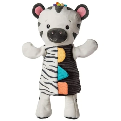 Image of Mary Meyer Baby Einstein First Discoveries Hand Puppet Pal, 33 Centimetres, Zen Zebra