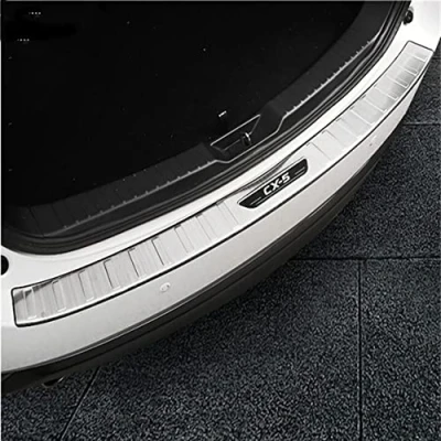 Image of BPQWED Car Stainless Steel Rear Bumper Protector Guard, for Mazda CX 5 CX5 2017 2021 Scuff Anti Scratch Collision Strip Plate Accessories