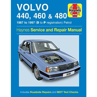 Image of Volvo 440, 460 &amp; 480 Petrol (87 97) Haynes Repair Manual (Paperback)