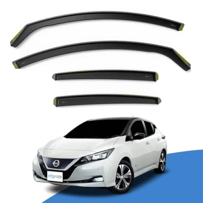 Image of Edgevisors Wind Deflectors Set Fits: Nissan Leaf MK2 2018 onwards 5 Door Hatchback 4pc