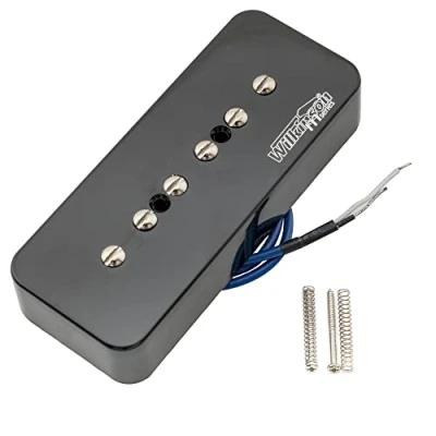 Image of Wilkinson WO90 Ceramic P90 Soapbar Neck Pickup for Les Paul SG Electric Guitar, Black