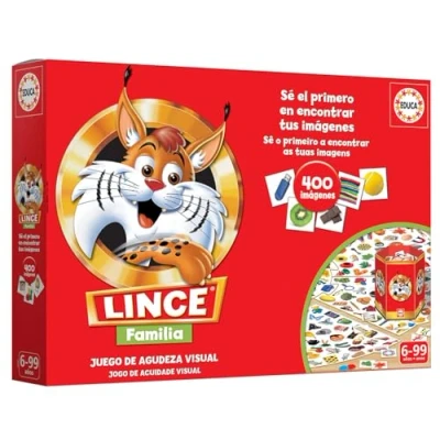 Image of Educa EL Lince Game for Children and Family Members, 400 Pictures, from 6 Years, 19207, One Size
