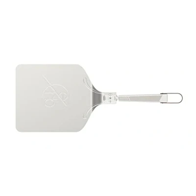 Image of everdure by heston blumenthal Pizza Peel, Stainless Steel Shovel, 56.9 x 25 9.9 cm, Adjustable Lifter to 45, 90 &amp; 180, Turner with Leather Hanger, Accessories