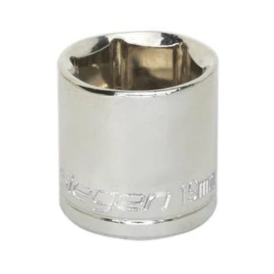 Image of Sealey S0586 WallDrive Socket, 3/8&quot; Square Drive, 19mm