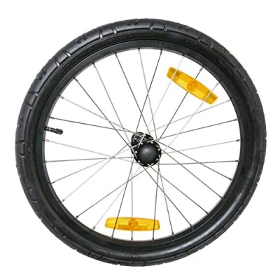 Image of Burley Unisex Adult 20&quot; Alloy Wheel Black/Silver,