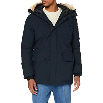 Image of Schott Nelson Winter coat, Men&#039;s, Size: Large, Navy