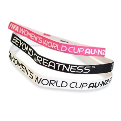 Image of Hy Pro FIFA Womens World Cup Headbands 3 Pack for Women Girls, Suitable Sports, Footbal, Yoga, Pilates, Running, Cycling