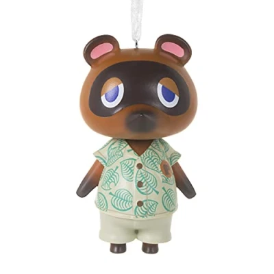 Image of Hallmark Animal Crossing Tom Nook Christmas Ornament, Nintendo Gamer Gifts