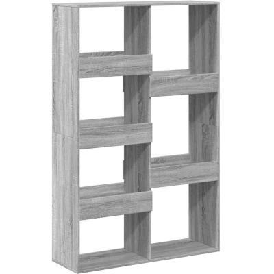 Image of vidaXL Bookcase Grey Sonoma 100x33x155.5 cm Engineered Wood