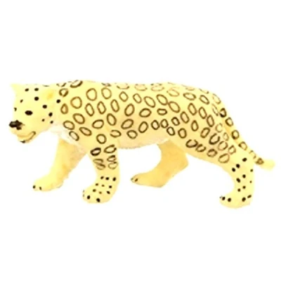 Image of Keycraft Fumfings Stretchy Squishy Beanie Toys LEOPARD Wildlife Durable BPA Free Material, Washable ideal for science, school projects, party loot bags and Kinetic Education