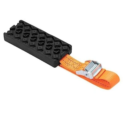 Image of QISUO Emergency Tracks, Car Recovery Traction Boards Mud Sand Snow Tire Ladder Off Road Vehicle Tracks Chain Non Slip Mat