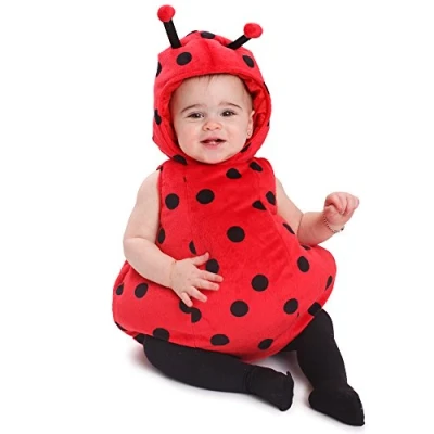 Image of Dress Up America Baby Girls Ladybug Outfit Toddler Cute Lady Bug Infant Costume Beautiful Set for Role Play