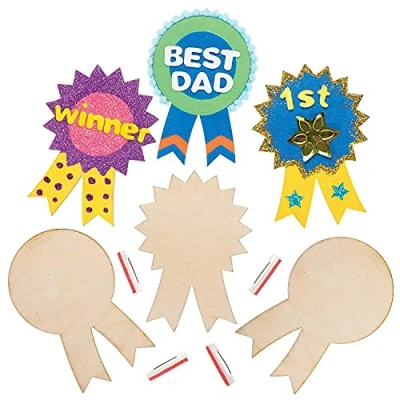 Image of Baker Ross AT718 Viking Axe &amp; Shield Kits Pack of 2, for Kids Arts and Crafts Projects