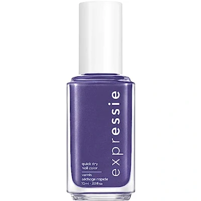 Image of Essie expressie Nail Polish Blue Purple Quick Dry Shade 325 Dial It Up 10 ml