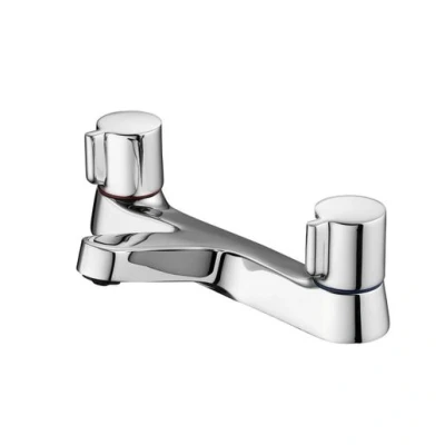 Image of Ideal Standard Alto Dual Control Two Taphole Bath Filler Tap Chrome B9674AA.