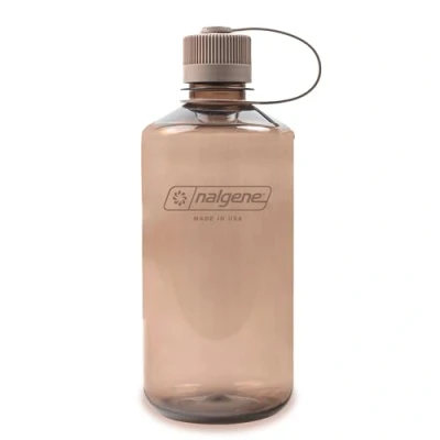 Image of Nalgene Sustain Tritan BPA Free Water Bottle Made with Material Derived from 50% Plastic Waste, 32 OZ, Narrow Mouth, Mocha