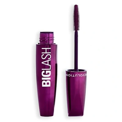 Image of Revolution Beauty, Big Lash Volume Mascara, Volumising &amp; Lengthening Coloured Lightweight Feel, Fast Drying, Vegan Cruelty Free, Burgundy