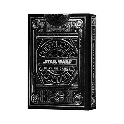 Image of SOLOMAGIA Star Wars Dark Side Silver Edition Playing Cards (Graphite Grey) by theory11