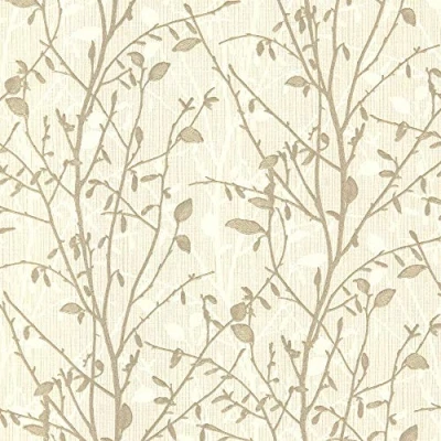 Image of Arthouse Bosco Cream/Gold Wallpaper 291501