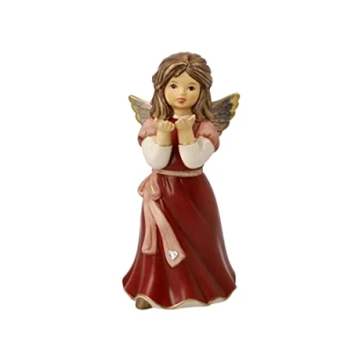 Image of Goebel 41 668 29 1 Christmas Decoration Angel Figurine Made of Porcelain Dimensions: 15.5 cm x 7