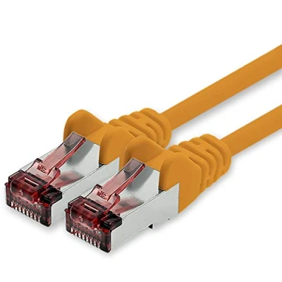 Image of 1CONN Cat6 network cable 20m orange Ethernet Lankabel Lan Sftp Pimf patch 1000 Mbit s