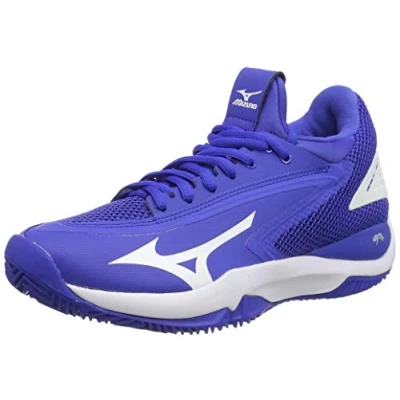 Image of Mizuno WAVE IMPULSE CC, Women’s Tennis, Blue (Dblue/Wht/Dblue 01), 7.5 UK (41 EU)