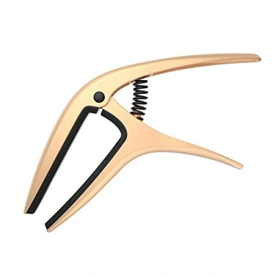 Image of Ernie Ball Axis Dual Radius Capo Gold Satin
