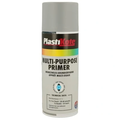 Image of Plasti kote 60108 400ml Multi Purpose Enamel Primer Grey